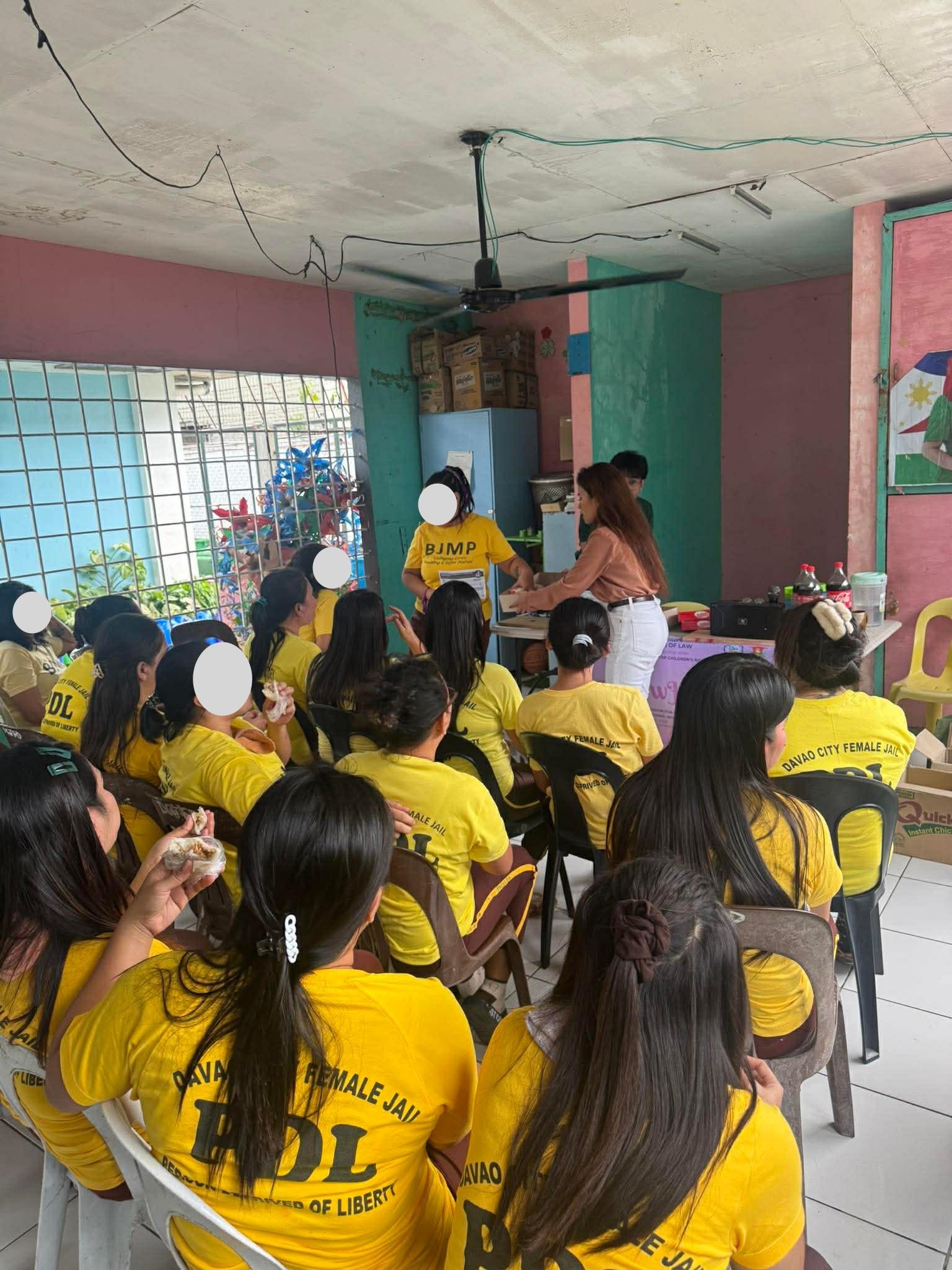 BJMP Learning Session: Learning Retention of the Women Persons Deprived of Liberty (PDLs).