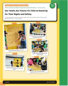 CHILD-FRIENDLY AND RIGHTS-BASED DRUG EDUCATION