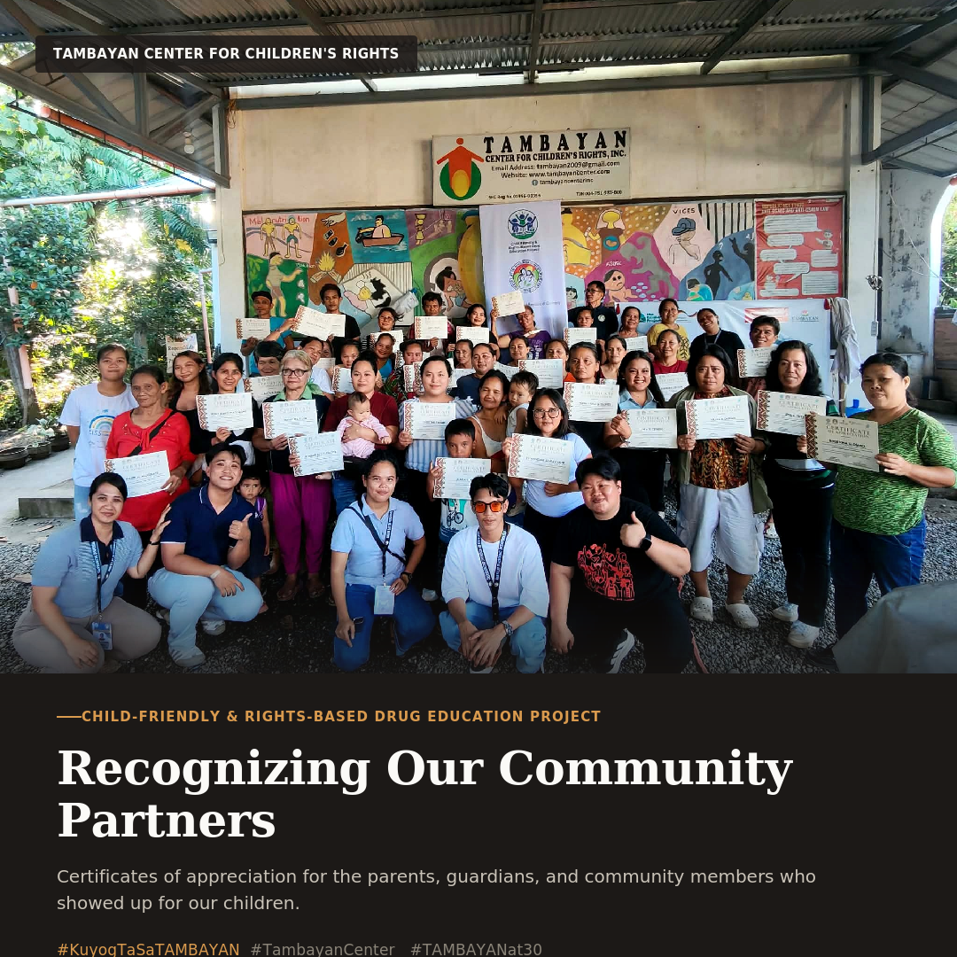 CHILD-FRIENDLY AND RIGHTS-BASED DRUG EDUCATION